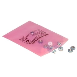 Antistat Pink Antistatic Bag, Open Top Dimensions (L x W): 18 x 24 in.:Specialty